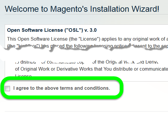 Magento Shop installieren