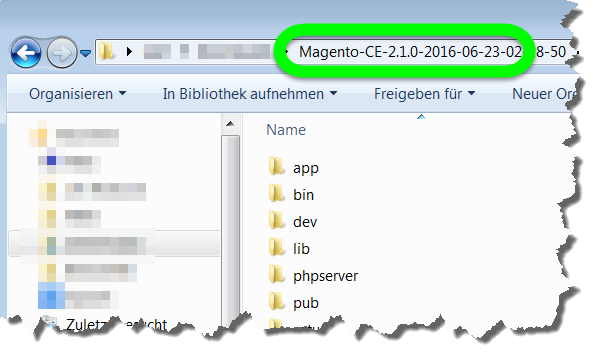 Magento Shop installieren