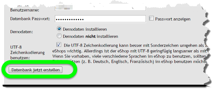 OXID eShop installieren