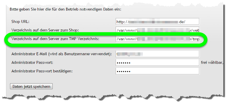 OXID eShop installieren