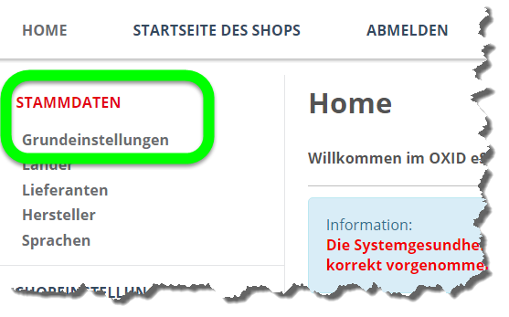 OXID eShop installieren