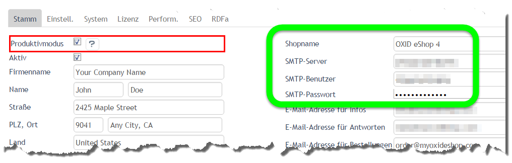 OXID eShop installieren